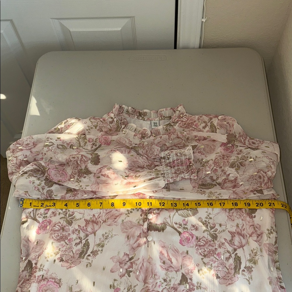 Floral Pink Blouse - Picture 10 of 14